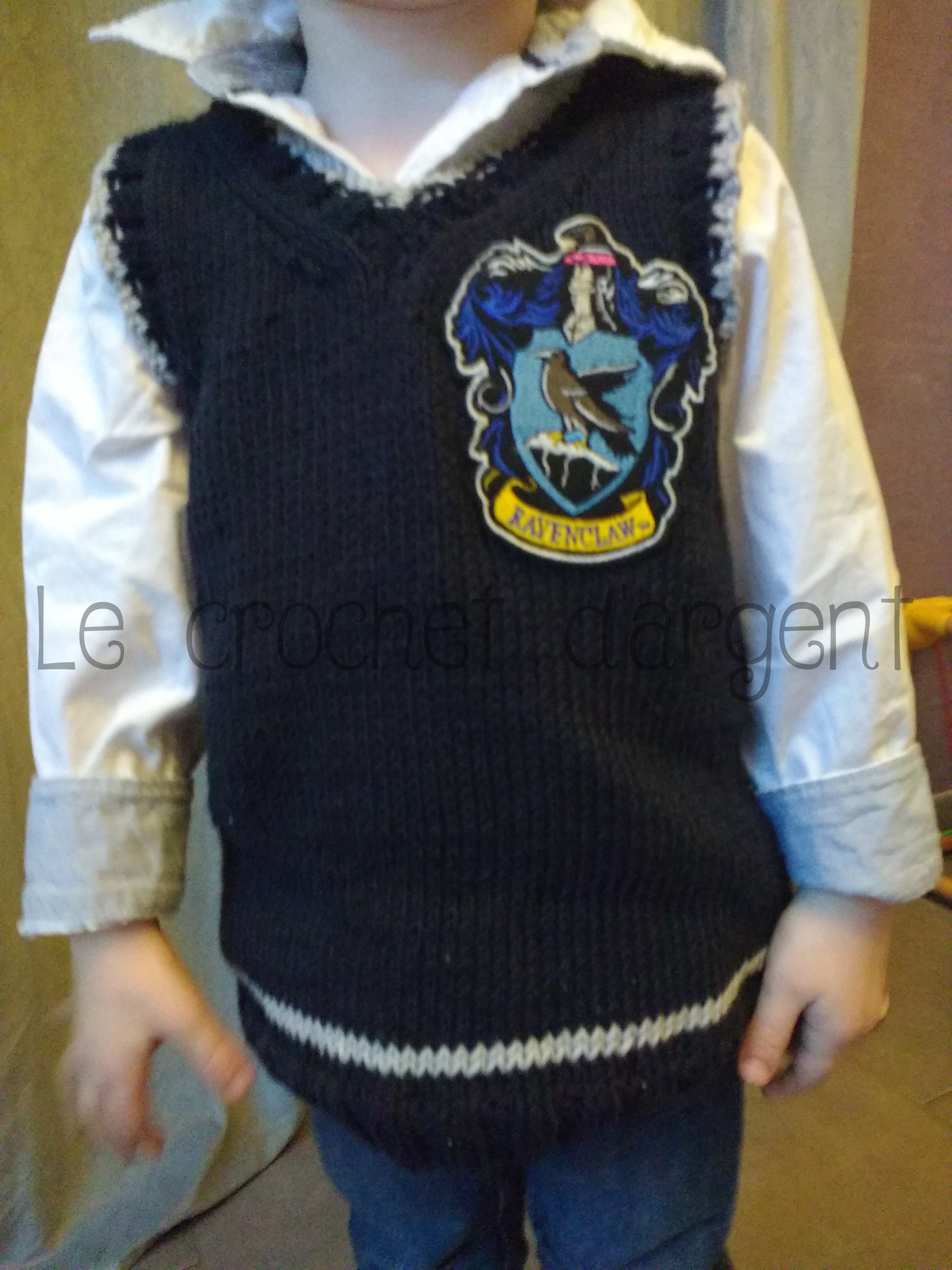 Pull Col V Harry Potter Gryffondor - Taille L