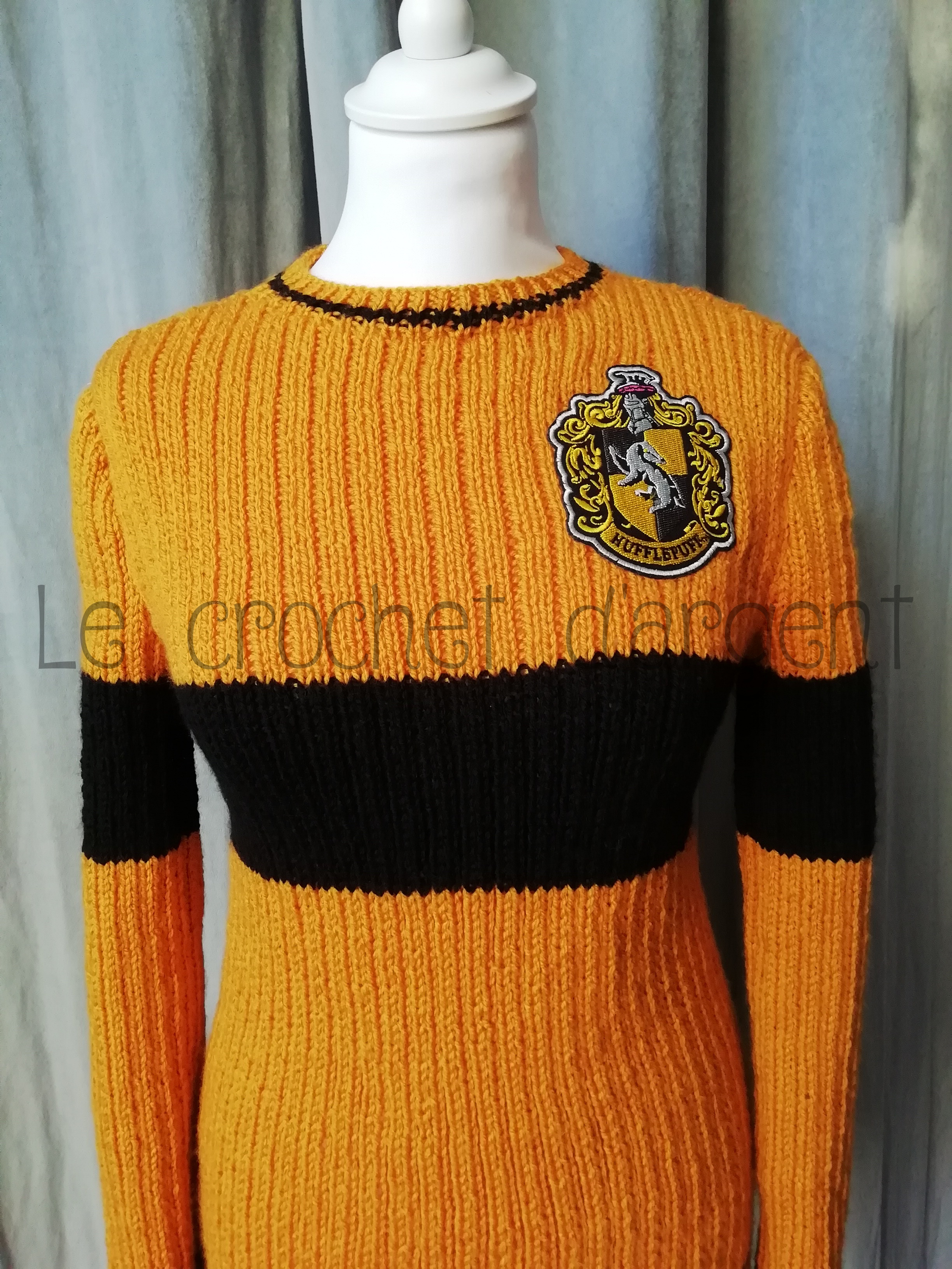 Pull de quidditch poufsouffle - Les Trois Reliques