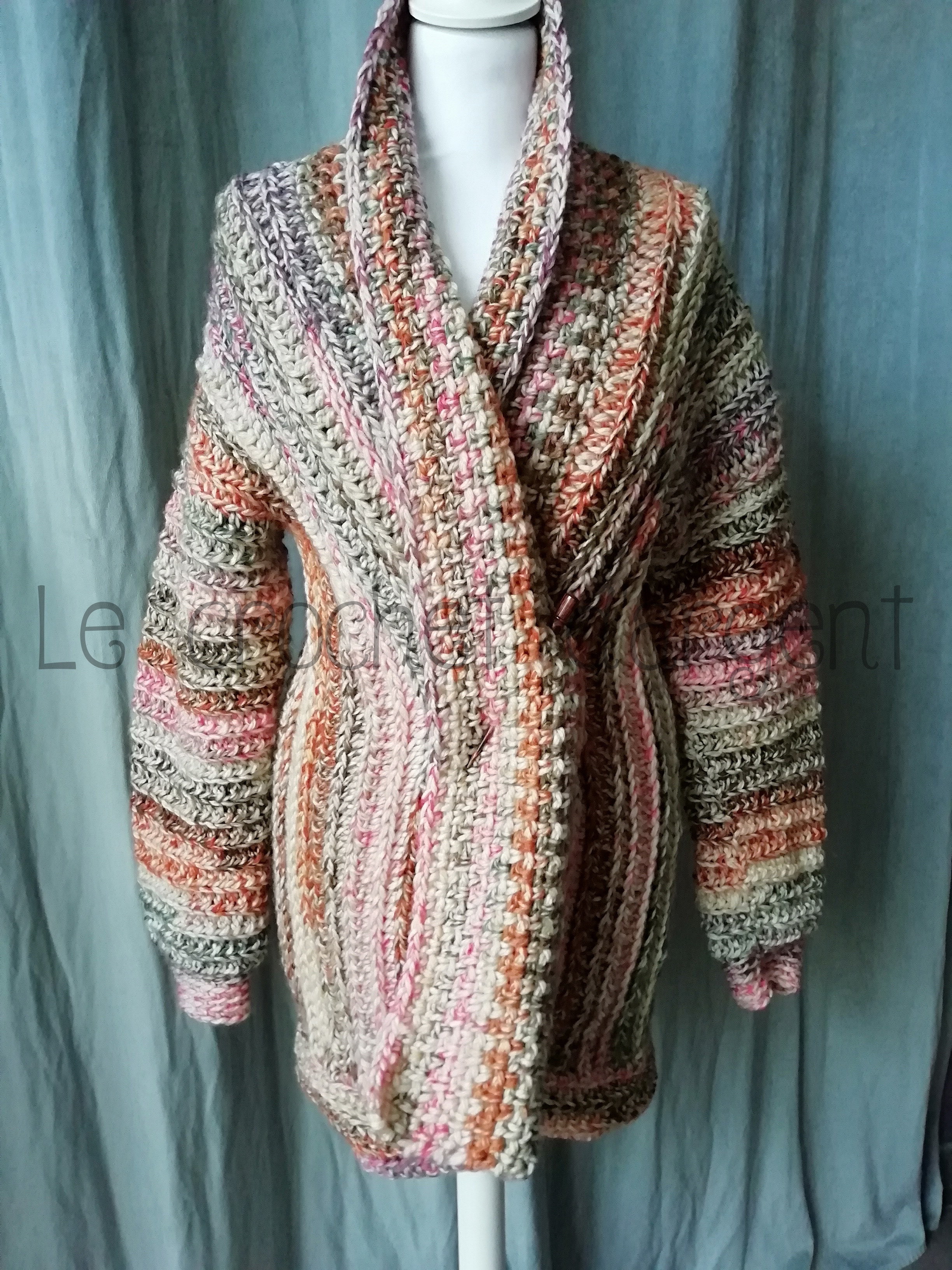 crochet maniak gilet